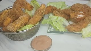 KFC Chicken Strips  Crispy Chicken Strips Brosted Chicken Recipe [upl. by Ailemaj]