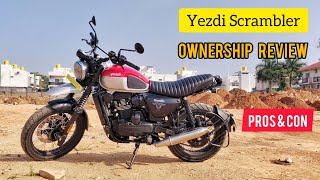 Yezdi Scrambler Ownership Review  Long Term Review YEZDI SCRAMBLER [upl. by Massimo915]