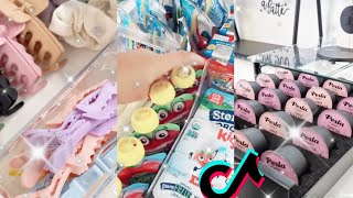 random refill and restock organizing tiktok compilation 🍋🍓🥝 [upl. by Arlie]