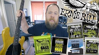 Ernie Ball Bass String Shootout [upl. by Noirad]