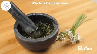 Pesto à ail des ours et au pignons de pin [upl. by Dex]