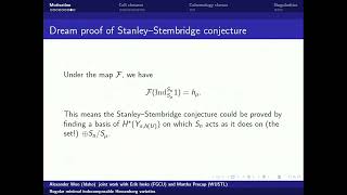 Minimal indecomposble regular Hessenberg varieties  Alexander Woo [upl. by Myrt516]