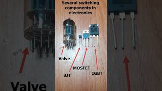 Switching Components in Tronics Transistors and Vacuum Tube [upl. by Stock]