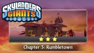 SKYLANDERS GIANTS 100  Chapter 3  Rumbletown 100 Walkthrough [upl. by Ayak]