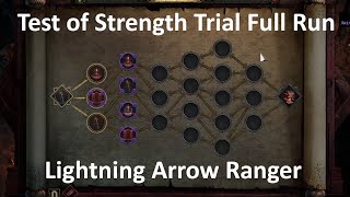 Path of Exile 2 Desert Ascendancy Full Run Lightning Arrow RangerDeadeye  Test of Strength [upl. by Klos468]