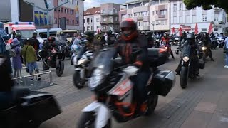 MotorradTour im Gedenken an SrebrenicaOpfer [upl. by Alemac]