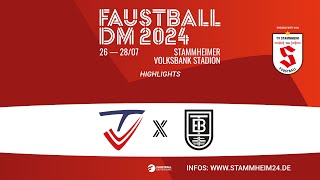 HIGHLIGHTS Faustball DM 2024  Viertelfinale 4 TV VaihingenEnz  Berliner TS [upl. by Anahsek]