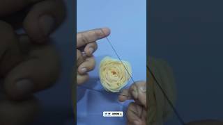 Day 66Diy Foam Flower Making 🌺🌹diy craft flowermaking shorts [upl. by Esdras]