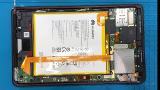 HUAWEI MediaPad M5 lite 8インチ 画面取り替え交換修理の分解 [upl. by Paterson]