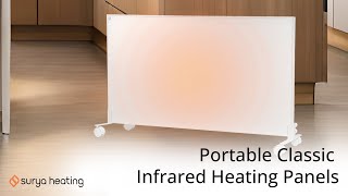 Portable Classic Infrared Heating Panels  Surya Heating [upl. by Vil]