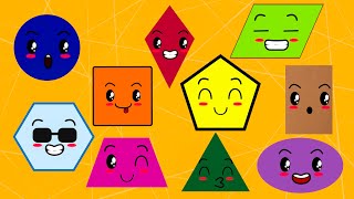 Forme si figuri geometrice  animatii educative pentru copii [upl. by Sankaran926]