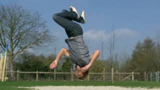 Front Flips and Back Flips in Slow Motion  The Slow Mo Guys [upl. by Drofiar]