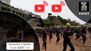 Zarauzko triatloia 2023 ZUZENEAN  DIRECTO  LIVE [upl. by Anyk]