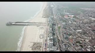 🌥️🌥️🌥️Blankenberge 🇧🇪 Drone Aerial 4K  Belgium Belgien Kingdom of Belgium [upl. by Hodosh473]