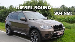 BMW X5 30d Straight Pipe 804NM of Diesel Power [upl. by Rhee]