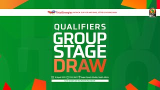 Total Energies AFCON 2023 Qualifiers Group Stage Draw [upl. by Ahsiekram]