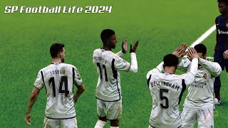 SP Football Life 2024  Real Madrid vs Barcelona  LaLiga  Professional Gameplay  PC [upl. by Aicemak]