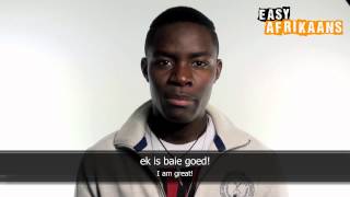 Easy Afrikaans Verbs  Wees Ek is [upl. by Kire]