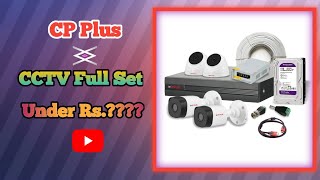 Best CP Plus CCTV Camera Set for Home amp Office Use  Full HD Camera  Under Rs6 [upl. by Sacram961]