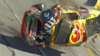 Elliott Sadler Flips at Talladega 2003 Official Footage [upl. by Jodee]