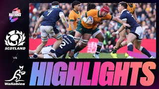 HIGHLIGHTS  SCOTLAND V AUSTRALIA  AUTUMN NATIONS SERIES [upl. by Christos292]