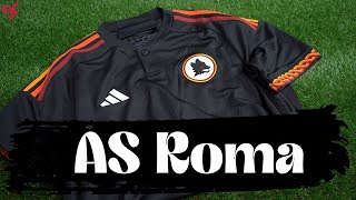 Adidas AS Roma 202324 Third Jersey Unboxing  Review [upl. by Adaner]