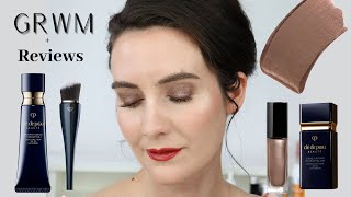 Chatty GRWM  Reviews CLE DE PEAU Radiant Cream Foundation  LongLasting Hydrating Veil amp more [upl. by Mohammed]