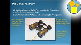 Galilei Fernrohr  Linsenarten  Rueff [upl. by Hoy]