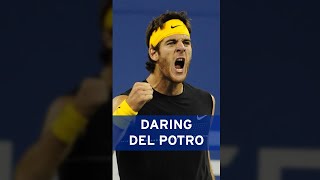 Juan Martin del Potro wins STUNNING rally 🙌 [upl. by Eniloj]