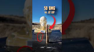 50 BMG Vs 22 LR Dummy Head Explosion Test [upl. by Kepner]