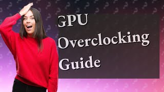 How to overclock my GPU [upl. by Trofmoc]