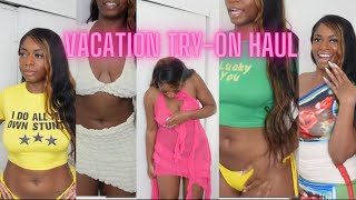 VACATION TRYON HAUL 2023  ☆ PINKPLASTIC SHEIN PRETTYLITTLETHING [upl. by Hazlip426]