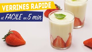 ✌ VERRINES FRAISES amp Mousse CITRON Mascarpone  Recette Facile et Rapide [upl. by Boucher]