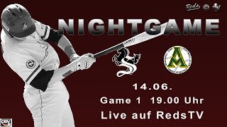 Baseball Bundesliga 2024 Stuttgart Reds vs Mainz Athletics Spiel 1 [upl. by Assirehs]