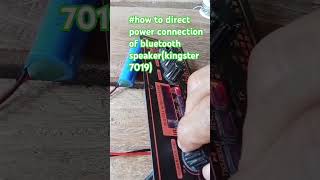 how to direct power connection of bluetooth speakerKingster 7019 short 10142024 [upl. by Akel]