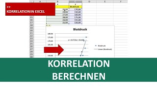 Korrelation l Statistik l Excel I Excelpedia [upl. by Atniuqal]