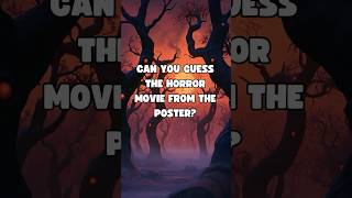 Can you guess the HORROR MOVIE from the MOVIE POSTER Horror Movie Quiz moviequiz trivia quiz [upl. by Ursulette]