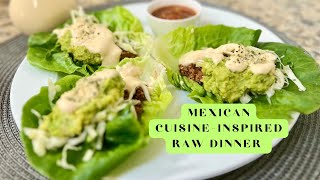 Mexican inspired RAW DINNER [upl. by Negroj]