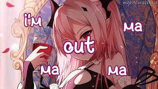 Nightcore  Sweet But Psycho  Ava Max  Lyrics [upl. by Dlaniger]