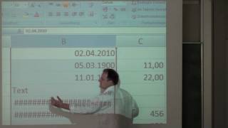 Excel Tutorial deutsch  Grundlagen Anzeige  httpwwwstudiumundpcde [upl. by Rorke297]