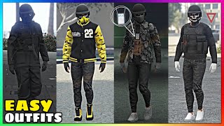 Top 4 Easy To Make Male Tryhard Outfits Using Clothing Glitches 6 GTA Online [upl. by Qahsi]