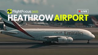 Heathrow Airport Live  Friday 12th July 2024 [upl. by Sirtaeb]