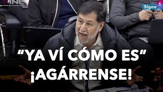 Noroña las primeras impresiones en el INE [upl. by Lonnard]