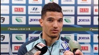 Avant HAC  AC Ajaccio interview de Zinedine Ferhat [upl. by Acirrej]