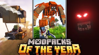 TOP 10 Minecraft ModPacks OF THE YEAR 2023 🎉  Forge amp Fabric [upl. by Wernher]