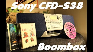 Awesome Sony Boombox for CDs and Cassettes [upl. by Ferrigno]