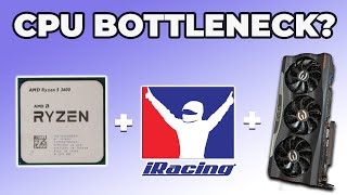 IRacing CPU bottlenecking explained RTX 3080 with Ryzen 5 3600 [upl. by Noyrb]