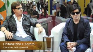 Chitãozinho e Xororó fundadores do Montana Grill  ABF Expo 2012 [upl. by Assir]