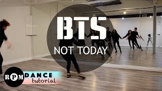 BTS quotNot Todayquot Dance Tutorial Chorus Ending [upl. by Ettelliw]