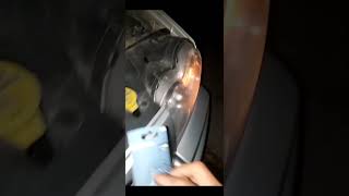 06 Jeep Grand Cherokee Headlight bulb access cover location easy removal [upl. by Attehcram]